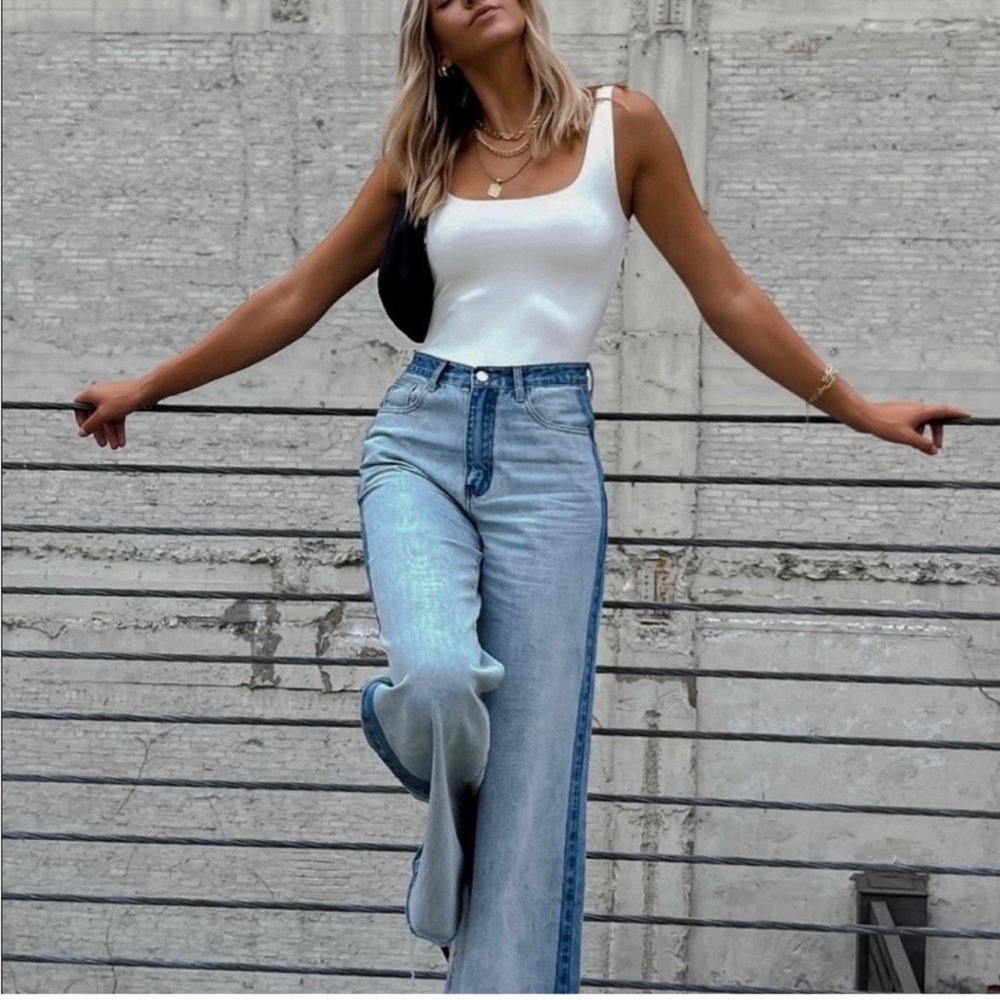 ByEgreis Wide Leg Jeans with tags. Never worn